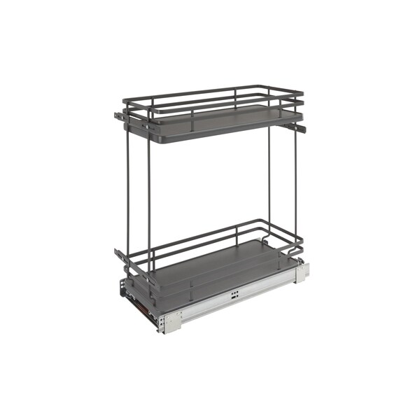 Rev-A-Shelf Steel, Orion Gray, 10.25 in W, 24.25 in H, 21.69 in D, 21.69 in L, Orion Gray 5322-BCSC-9-FOG - main